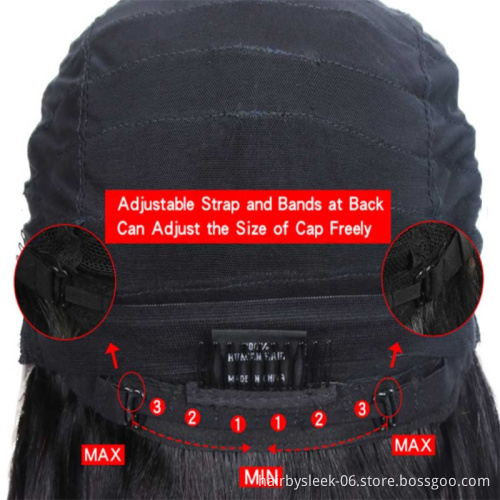 Natural Black Color Pre-plucked 13x4 13x6 Lace Front Wigs Body Wave HD Transparent Brazilian Human Hair wigs for black woman
